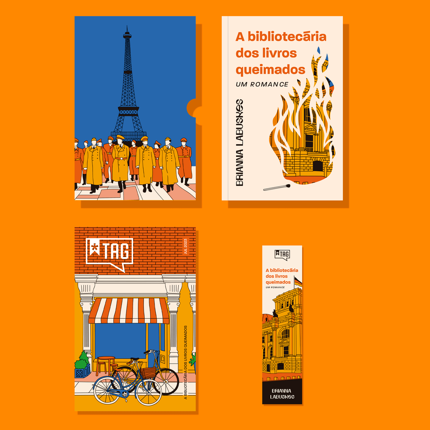 Kit A bibliotecária dos livros queimados