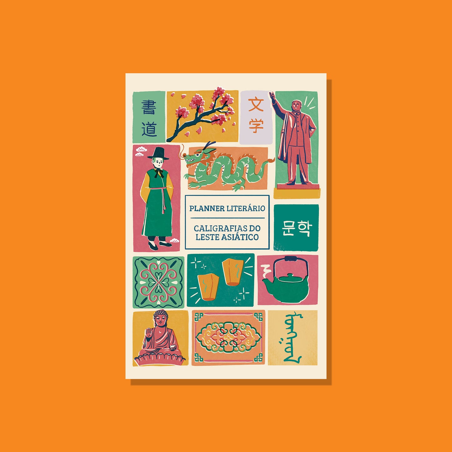 Mimo Planner Caligrafias do Leste Asiático