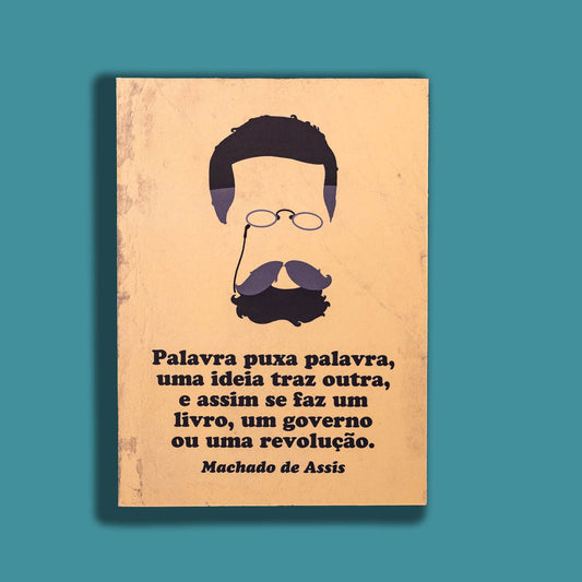 Mimo - Placa decorativa Machado de Assis